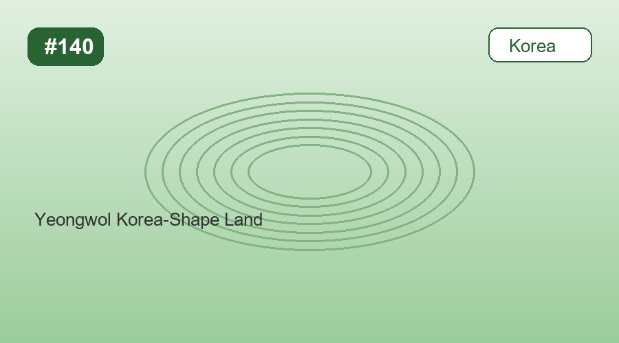 Yeongwol Korea-Shape Land